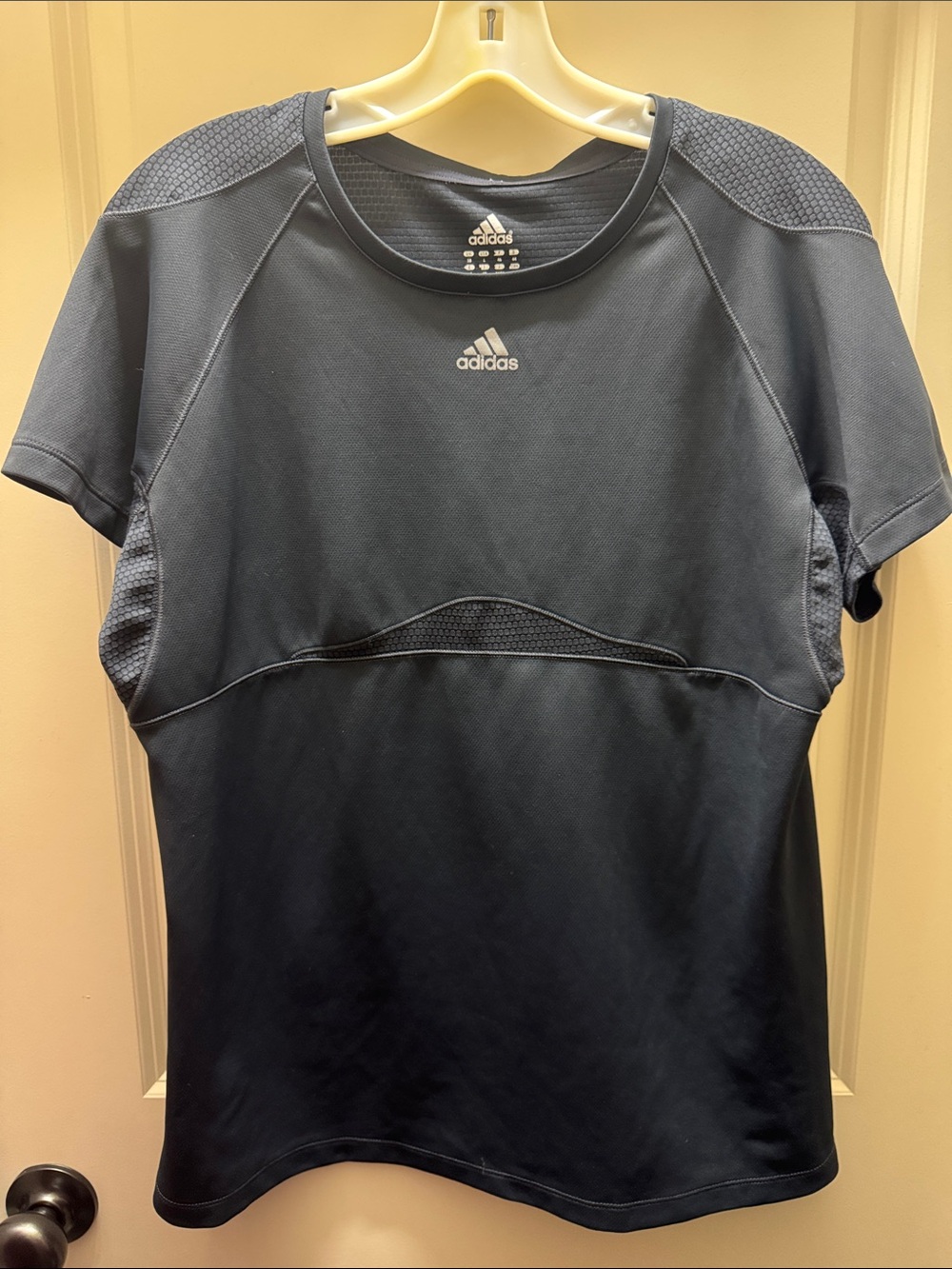 adidas Men’s Navy Blue Short Sleeve Athletic Tee